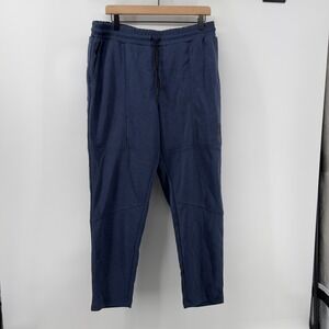 Spyder Active Men L Blue Jogger Pants‎ Tapered Leg Drawstring Waist Athleisure